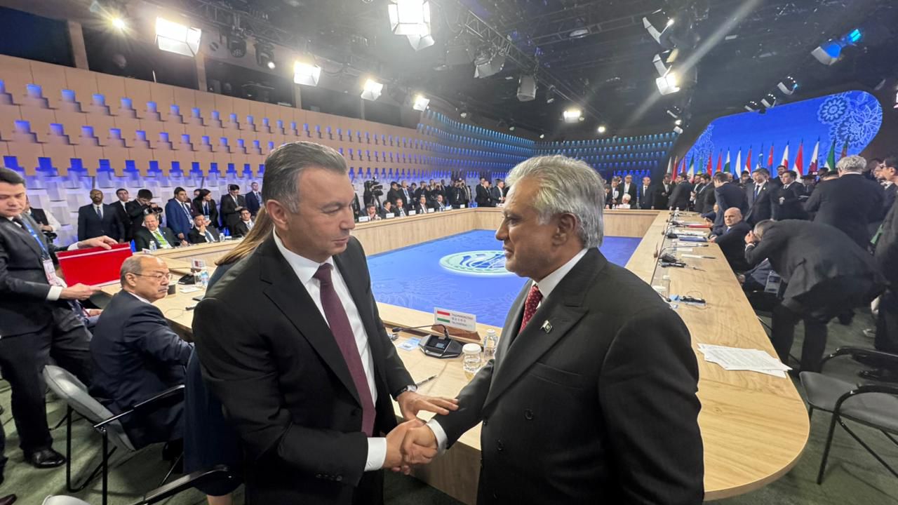 DPM Dar meets PMs of Russia, China, Uzbekistan, Qatar, Tajikistan