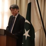 Conferment ceremony of award to Mohammad Azmat Shigeyuki Ataka held