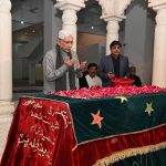 President visits Bhutto family's shrine