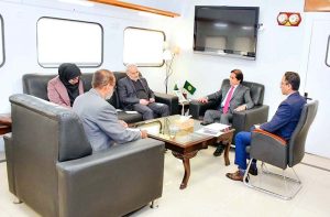 Iranian Ambassador Dr. Reza Amiri Moghaddam calls on Federal Minister for Railways Muhammad Hanif Abbasi: Minister reaffirms ITI Train to be resumed this year; reviving regional connectivity under vision of Prime Minister of Pakistan.