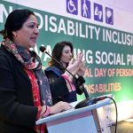 Minister of State for Federal Education and Professional Training, Ms. Wajiha Qamar addressing a seminar on International Day of Persons with Disabilities 2025, Theme:"Fostering Disability-Inclusive Societies for Advancing Social Progress" at Rehabilitation Centre for Children with Developmental Disorders (RCCDD)