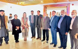 Ms. Misbah Khar, Advisor to the Chairman Senate and Ambassador for the Inter-Parliamentary Speakers’ Conference (ISC), along with Ambassador of Uzbekistan to Pakistan, H.E. Alisher Tukhtae­v, attends the photo exhibition “Uzbekistan Through the Lens of Pakistani Photographers” in Islamabad.