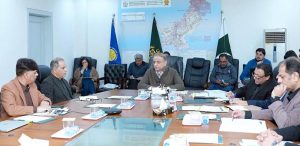 Federal Minister for Communication Abdul Aleem Khan, presiding over an NHA meeting to assess facilities at rest & service areas along motorways.