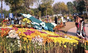 Visitors explore and capture moments at the two-day Chrysanthemum Winter Festival 2025 organized by the CDA at Gardenia Hub
