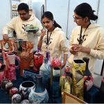 Visitors exploring stalls at IWCCI and APJCCI’s 7th Islamabad Expo 2025, celebrating innovation, business growth, and cultural exchange at the Pak-China Friendship Centre