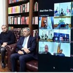 Prime Minister Muhammad Shehbaz Sharif chairs a review meeting on measures against illegal human trafficking. APP/FHA