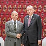 Prime Minister Muhammad Shehbaz Sharif meets the President of Turkiye H.E. Recep Tayyip Erdogan on the sidelines of the International Forum on Peace and Trust.