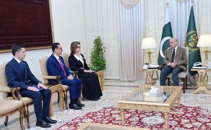 Ms. Sattoriyon Matlubakhon Amonzoda, Minister for Culture of the Republic of Tajikistan calls on Prime Minister Muhammad Shehbaz Sharif.