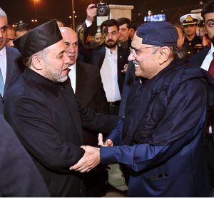 President Asif Ali Zardari visited the shrine of Syed Abdul Qadir Jilani, offered Nawafil and met the administrators of the shrine.