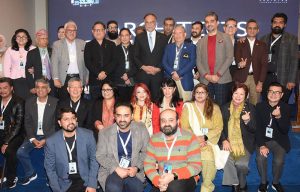 Federal Minister for Planning and Development, Professor Ahsan Iqbal, visits an exhibition stall during the closing ceremony of IAPEX 2025 at the Expo Centre.