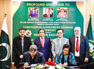 Under PM's vision, Pakistan Railways takes a major step in modernizing education with the outsourcing of three key railway schools, railway employees' children will now receive high-quality education in upgraded schools.