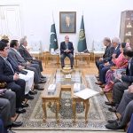 National Assembly Religious Minority members call on Prime Minister Muhammad Shehbaz Sharif.