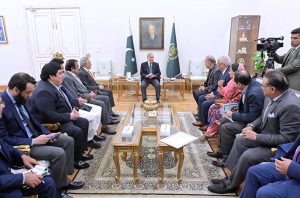 National Assembly Religious Minority members call on Prime Minister Muhammad Shehbaz Sharif.