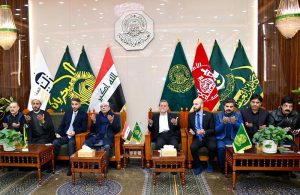 President Asif Ali Zardari paid respects at the holy shrine of Hazrat Ali (R.A.), offered nawafil prayers and met the administrators of the shrine.
