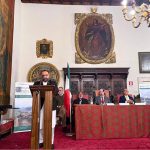 Cultural Minister Aurangzeb Khan Khichi addressing the ceremony, marking the 70th anniversary of the Italian Archaeological Mission at Swat