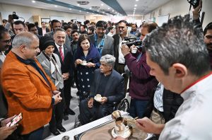 Ambassador of Türkiye to Pakistan, H.E. Dr. Irfan Neziroğlu addressing a seminar on "World Turkish Coffee Day" at National Press Club.