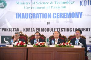 - Federal Secretary for Science and Technology Shahid Iqbal Baloch and KOICA President Mr. CHANG Won Sam inaugurated the Pakistan–Korea PV Modules Testing Laboratory.