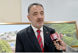 Ambassador of Türkiye to Pakistan, H.E. Dr. Irfan Neziroğlu addressing a seminar on "World Turkish Coffee Day" at National Press Club.