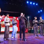 A choir performing Choral Christmas music during an event on the eve of Merry Christmas and Happy New Year organized by The Islamabad Christian Fellowship with the collaboration of PNCA.