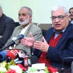 Wafaqi Mohtasib Ejaz Ahmed Qureshi addressing a press briefing at the Wafaqi Mohtasib Secretariat Regional Office