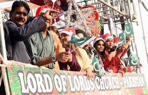 The Christian community takes part in the Christmas Peace Rally organized by Lord of Lords Church