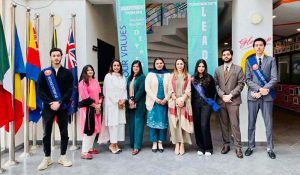 Ms. Misbah Khar, Ambassador for the Inter-Parliamentary Speakers' Conference (ISC) and Advisor to the Chairman Senate, visits and witnesses an exhibition at Metropolitan International United College (MIUC), H-8 Campus