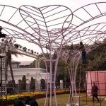 PHA staff busy in prepration and decorating the garden ahead of the upcoming Guldaudi exhibition