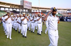 Chairman of Pakistan People's Party (PPP) Bilawal Bhutto Zardari addressing the opening ceremony of 35th National Games 2025 at National Bank Stadium.