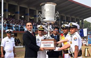 Pakistan People’s Party (PPP) Chairman Bilawal Bhutto Zardari inspects the passing-out parade during the 63rd Parents’ Day at Cadet College Petaro.
