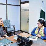 A high-level delegation from FCDO and GSMA calls on Federal Minister for IT & Telecommunication, Shaza Fatima Khawaja, to discuss the critical role of connectivity and mobile ecosystems in disaster resilience,digital inclusion, and sustainable development