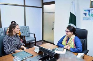 A high-level delegation from FCDO and GSMA calls on Federal Minister for IT & Telecommunication, Shaza Fatima Khawaja, to discuss the critical role of connectivity and mobile ecosystems in disaster resilience,digital inclusion, and sustainable development