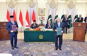 President of Indonesia Prabowo Subianto and Prime Minister Muhammad Shehbaz Sharif witness exchange of MoUs/agreements in different fields of cooperation between Indonesia and Pakistan.