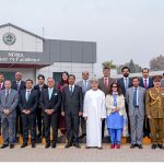 A high-level delegation from the Sultanate of Oman, led by H.E. Major General Abdullah bin Ali Al Harthi, Assistant Inspector General of Police, visits the National Emergencies Operation Center at NDMA Headquarters.