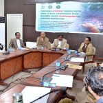 Project Director of PID’s Counter Violent Extremism (CVE) Project, Shahid Imran Ranjha, addresses participants at a roundtable conference.