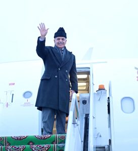 Prime Minister Muhammad Shehbaz Sharif departs for Pakistan after completing his 2 day official visit of Ashgabat Turkmenistan.