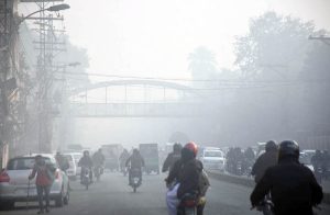 A view of fog in the Provincial Capital.