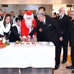 The Honorable Chief Justice of Pakistan, the Honorable Judges of the Supreme Court of Pakistan and the President of the Supreme Court Bar Association joined employees and security staff from the Christian Community in marking the joyous occasion of Christmas by cutting a festive cake at a special ceremony held at the Supreme Court of Pakistan