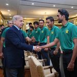 Prime Minister Muhammad Shehbaz Sharif meets members of the under-19 Pakistan Cricket Team which won the U-19 Asia Cup 2025.