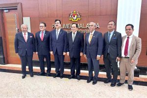 Chairman Senate of Pakistan, Syed Yousaf Raza Gilani with President of the senate of Malaysia, His Excellency Senator Dato Awang Bemee Bin Awang Ali Basah