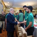 Prime Minister Muhammad Shehbaz Sharif meets members of the under-19 Pakistan Cricket Team which won the U-19 Asia Cup 2025.