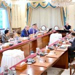 Prime Minister Muhammad Shehbaz Sharif chairs a meeting of the Board of Trustees of Danish University