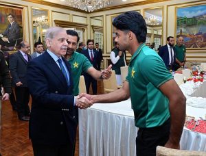 Prime Minister Muhammad Shehbaz Sharif meets members of the under-19 Pakistan Cricket Team which won the U-19 Asia Cup 2025.