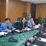 Federal Minister for National Food Security and Research, Rana Tanveer Hussain, chairing the first meeting of the National Wheat Oversight Committee under the Interim National Wheat Policy 2025-26