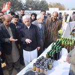 Federal Minister Rana Tanveer Hussain at the inauguration of the 7th National Olive Festival, strengthening Pakistan–Italy cooperation.