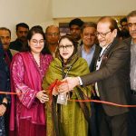 Pakistan People's Party( PPP) President Women Wing, Faryal Talpur inaugurating International Art Exhibition during World Culture Festival
