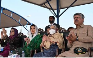 First Lady Bibi Aseefa Bhutto Zardari attended the 5th passing out parade and annual Parents’ Day ceremony of Bakhtawar Cadet College for Girls, where she also addressed the gathering.