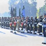 Field Marshal Syed Asim Munir, NI (M), HJ, Chief of Army Staff and Chief of Defence Forces was presented with Tri Services Guard of Honour at the General Headquarters (GHQ) today to mark the institution of the appointment of Chief of Army Staff and Chief of Defence Forces (COAS & CDF)