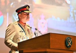 Chief of Army Staff and Chief of Defence Forces, Field Marshal Syed Asim Munir, NI (M), HJ, addressed officers of the tri-services at the General Headquarters (GHQ) today after being presented with the Tri-Services Guard of Honour, marking the formal institution of the appointment of Chief of Army Staff and Chief of Defence Forces (COAS & CDF)