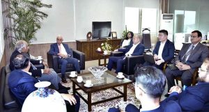Federal Minister for Board of Investment (BOI), Qaiser Ahmed Sheikh meeting with a delegation from China’s Hebei Juhang Energy Technology Group Co., Ltd.