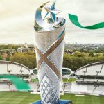 Fans defy cold weather to reach New York's Times Square displaying PSL Trophy & meet cricket stars